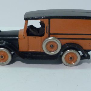(54) SOLD - ARCADE YELLOW CAB DELIVERY VAN - 1925 - 8-1/2 INCH