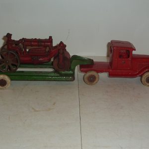 (18) SOLD -  A.C.WILLIAMS TRACTOR & LOW BOY/WITH ROLLER